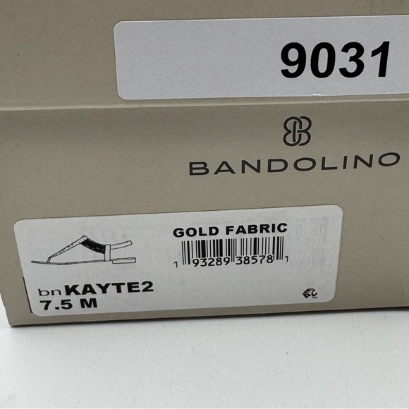 Bandolino Kayte2 Gold Sandals 7.5M - Picture 8 of 8